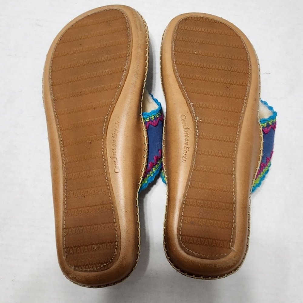 Acorn Thong Sandal with Sheepskin Lining - Size 9 - Picture 7 of 8